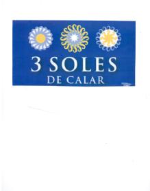 Imagen de 3SOLES DE CALAR