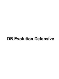 Imagen de DB EVOLUTION DEFENSIVE