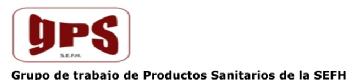 Imagen de GPS SEFH GRUPO DE TRABAJO DE PRODUCTOS SANITARIOS DE LA SEFH