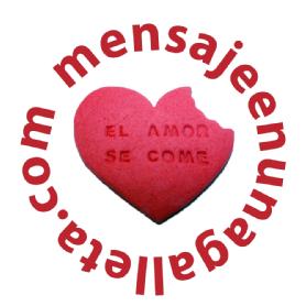 Imagen de MENSAJE EN UNA GALLETA, EL AMOR SE COME