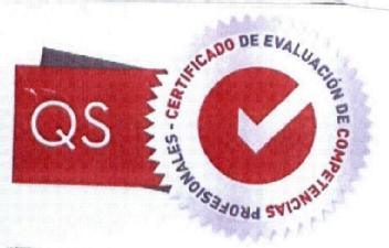 Imagen de QS CERTIFICADO DE EVALUACION DE COMPETENCIAS PROFESIONALES