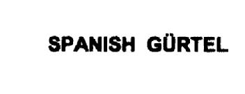 Imagen de SPANISH GURTEL