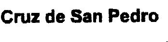 Imagen de CRUZ DE SAN PEDRO