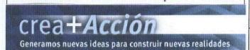 Imagen de CREA + ACCION GENERAMOS NUEVAS IDEAS PARA CONSTRUIR NUEVAS REALIDADES