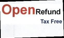 Imagen de OPEN REFUND TAX FREE