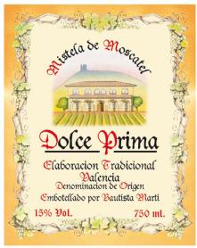 Imagen de DOLCE PRIMA MISTELA DE MOSCATEL