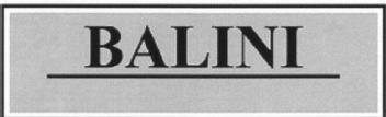 Imagen de BALINI