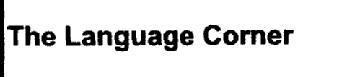 Imagen de THE LANGUAGE CORNER