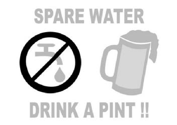 Imagen de SPARE WATER DRINK A PINT!!