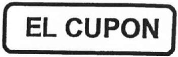 Imagen de EL CUPON