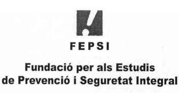 Imagen de FEPSI FUNDACIO PER ALS ESTUDIS DE PREVENCIO I SEGURETAT INTEGRAL