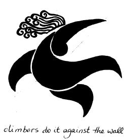 Imagen de CLIMBERS DO IT AGAINST THE WALL