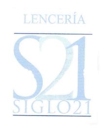Imagen de LENCERIA S21 SIGLO 21