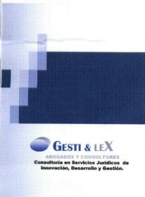 Imagen de GESTI & LEX ABOGADOS Y CONSULTORES CONSULTORIA EN SERVICIOS JURIDICOS DE INNOVACION, DESARROLLO Y GESTION