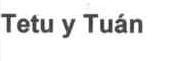 Imagen de TETU Y TUAN