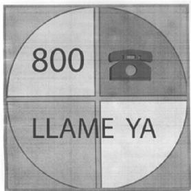Imagen de 800-LLAME-YA