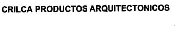 Imagen de CRILCA PRODUCTOS ARQUITECTONICOS