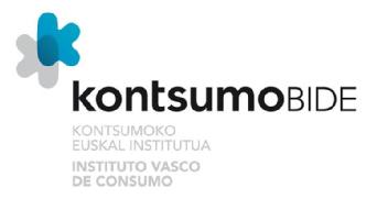 Imagen de KONTSUMOBIDE - KONTSUMOKO EUSKAL INSTITUTUA - INSTITUTO VASCO DE CONSUMO