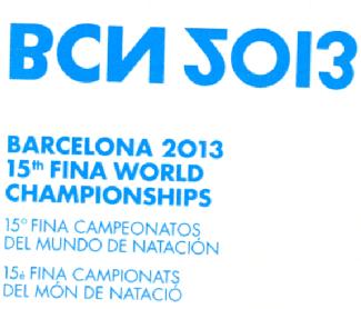 Imagen de BCN 2013 BARCELONA 2013 15TH FINA WORLD CHAMPIONSHIPS 15 FINA CAMPEONATOS DEL MUNDO DE NATACION 15 FINA CAMPIONATS DEL MON DE NATACIO