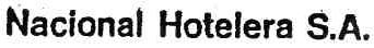 Imagen de NACIONAL HOTELERA S.A