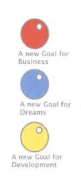 Imagen de A NEW GOAL FOR BUSINESS A NEW GOAL FOR DREAMS A NEW GOAL FOR DEVELOPMENT