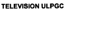 Imagen de TELEVISION ULPGC