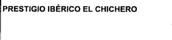 Imagen de PRESTIGIO IBERICO EL CHICHERO