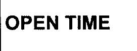 Imagen de OPEN TIME