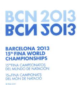 Imagen de BCN 2013 BARCELONA 2013 15TH FINA WORLD CHAMPIONSHIPS 15 OS FINA CAMPEONATOS DEL MUNDO DE NATACION 15 FINA CAMPIONATS DEL MON DEL NATACIO