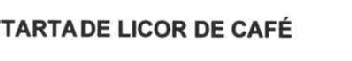 Imagen de TARTA DE LICOR DE CAFE
