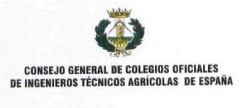 Imagen de CONSEJO GENERAL DE COLEGIOS OFICIALES DE INGENIEROS TECNICOS AGRICOLAS DE ESPAÑA