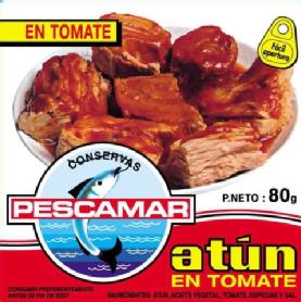 Imagen de CONSERVAS PESCAMAR ATUN EN TOMATE