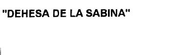 Imagen de DEHESA DE LA SABINA