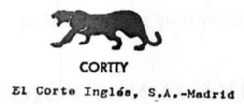 Imagen de CORTTY EL CORTE INGLES, S.A.-MADRID