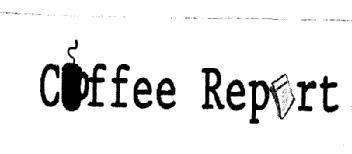 Imagen de COFFEE REPORT