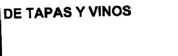 Imagen de DE TAPAS Y VINOS