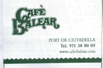 Imagen de CAFE BALEAR PORT DE CIUTADELLA WWW.CAFE-BALEAR.COM