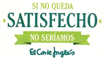 Imagen de SI NO QUEDA SATISFECHO NO SERIAMOS EL CORTE INGLES