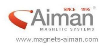 Imagen de SINCE 1995 AIMAN MAGNETIC SYSTEMS WWW.MAGNETS-AIMAN.COM