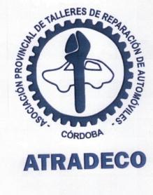 Imagen de ATRADECO ASOCIACION PROVINCIAL DE TALLERES DE REPARACION DE AUTOMOVILES CORDOBA