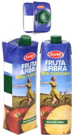Imagen de JUVER FRUTA & FIBRA PIÑA MANZANA