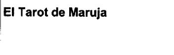 Imagen de EL TAROT DE MARUJA