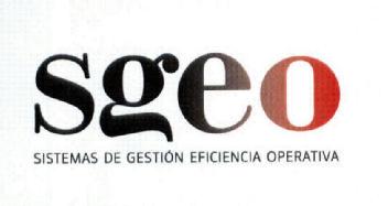 Imagen de SGEO SISTEMAS DE GESTION EFICIENCIA OPERATIVA