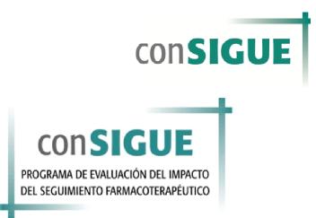 Imagen de CONSIGUE CONSIGUE PROGRAMA DE EVALUACION DEL IMPACTO DEL SEGUIMIENTOFARMACOTERAPEUTICO
