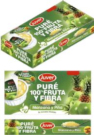 Imagen de JUVER PURE 100% FRUTA & FIBRA MANZANA Y PIÑA