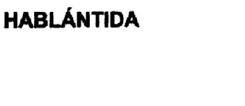 Imagen de HABLANTIDA
