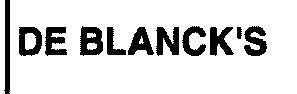 Imagen de DE BLANCK'S