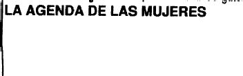 Imagen de LA AGENDA DE LAS MUJERES