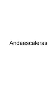 Imagen de ANDAESCALERAS