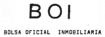 Imagen de BOI BOLSA OFICIAL INMOBILIARIA